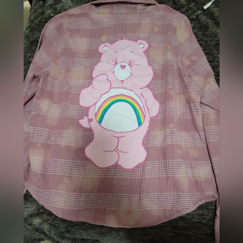 CAREBEARS Pink flannel